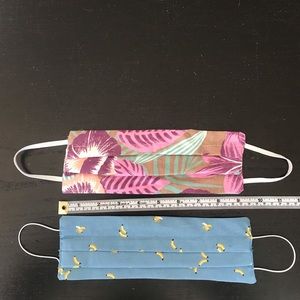 2 fun prints face masks